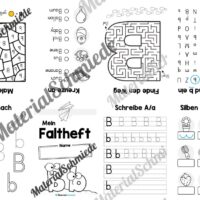 Buchstabe B: Faltheft (Vorschau 01)