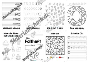 Buchstabe C: Faltheft (Vorschau 02)