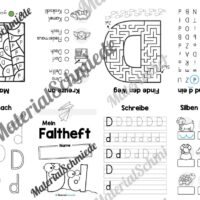 Buchstabe D: Faltheft (Vorschau 01)