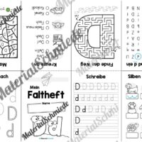 Buchstabe D: Faltheft (Vorschau 02)