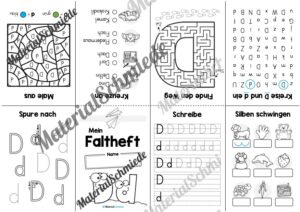 Buchstabe D: Faltheft (Vorschau 02)