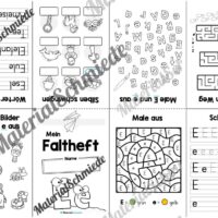 Buchstabe E: Faltheft (Vorschau 02)