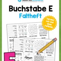 Buchstabe E: Faltheft