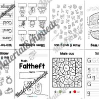 Buchstabe G: Faltheft (Vorschau 02)