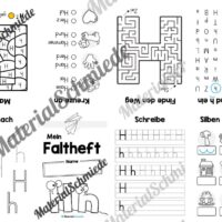 Buchstabe H: Faltheft (Vorschau 01)