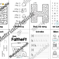 Buchstabe H: Faltheft (Vorschau 02)