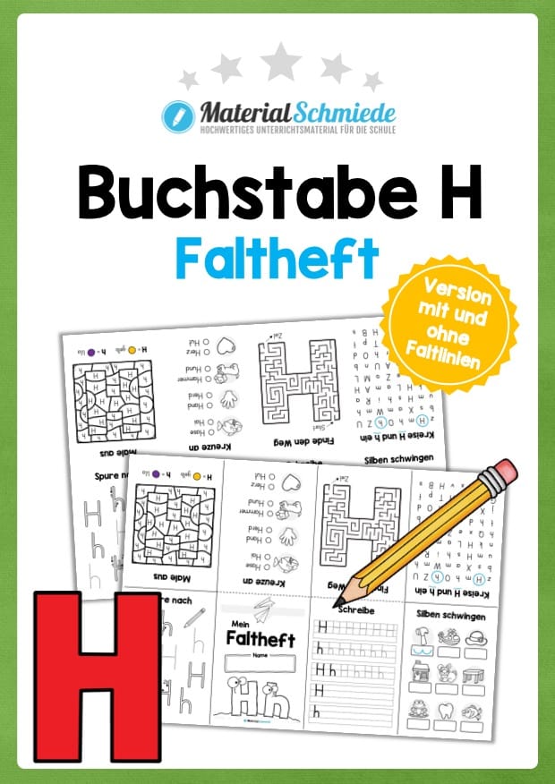 Buchstabe H: Faltheft