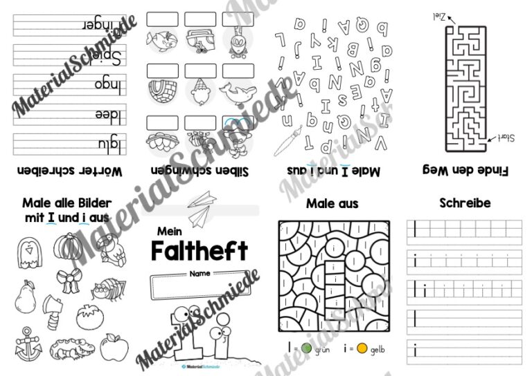 Buchstabe I: Faltheft (Vorschau 01)