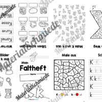 Buchstabe K: Faltheft (Vorschau 01)