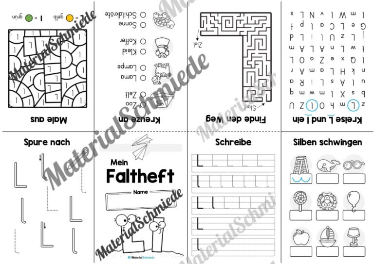 Buchstabe L: Faltheft (Vorschau 02)