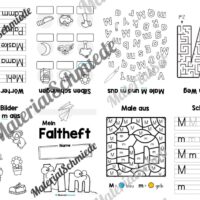 Buchstabe M: Faltheft (Vorschau 01)