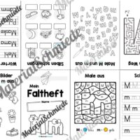 Buchstabe M: Faltheft (Vorschau 02)