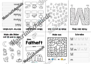 Buchstabe M: Faltheft (Vorschau 02)