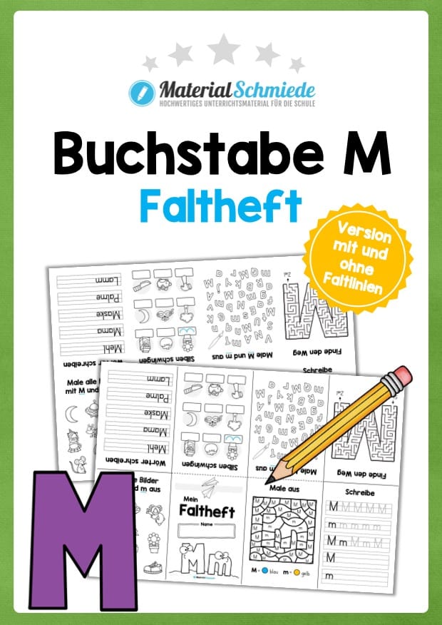 Buchstabe M: Faltheft