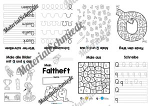 Buchstabe Q: Faltheft (Vorschau 01)