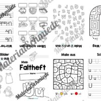 Buchstabe U: Faltheft (Vorschau 01)