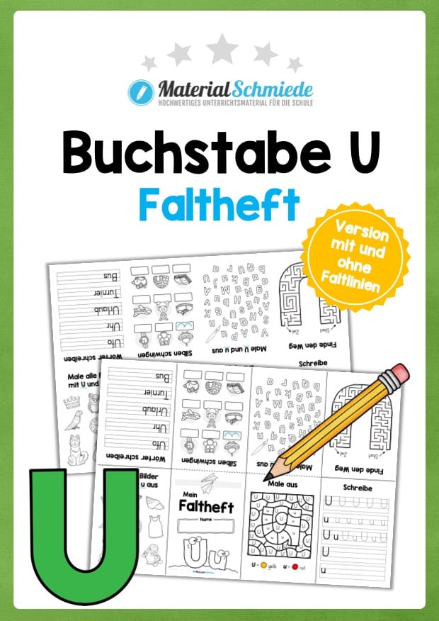 Buchstabe U: Faltheft