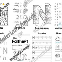 Buchstabe N: Faltheft