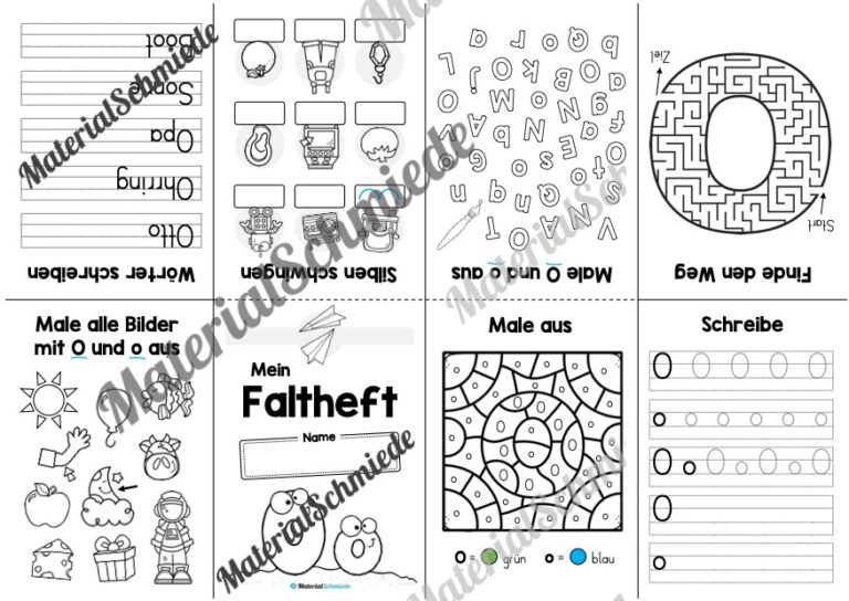 Buchstabe O: Faltheft (Vorschau 02)