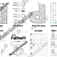 Buchstabe P: Faltheft (Vorschau 01)