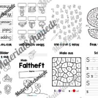Buchstabe S: Faltheft (Vorschau 01)