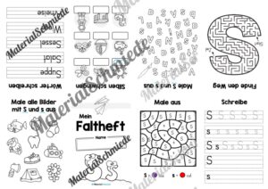 Buchstabe S: Faltheft (Vorschau 01)