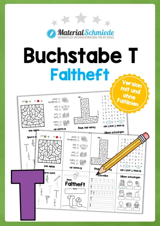 Buchstabe T: Faltheft