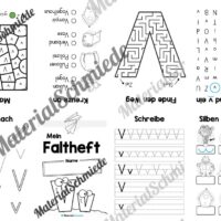 Buchstabe V: Faltheft (Vorschau 01)