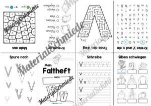 Buchstabe V: Faltheft (Vorschau 02)