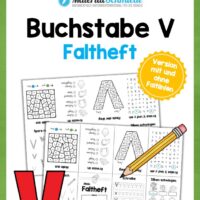 Buchstabe V: Faltheft