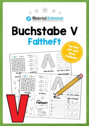 Buchstabe V: Faltheft