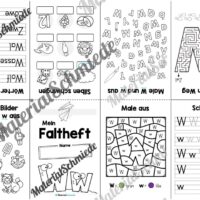 Buchstabe W: Faltheft (Vorschau 02)