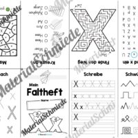 Buchstabe X: Faltheft (Vorschau 02)
