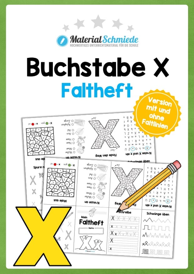 Buchstabe X: Faltheft