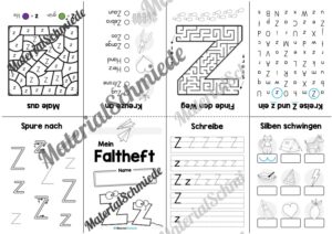 Buchstabe Z: Faltheft (Vorschau 02)