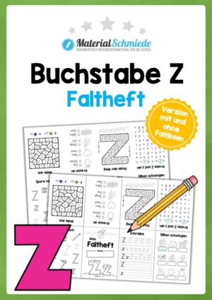 Buchstabe Z: Faltheft