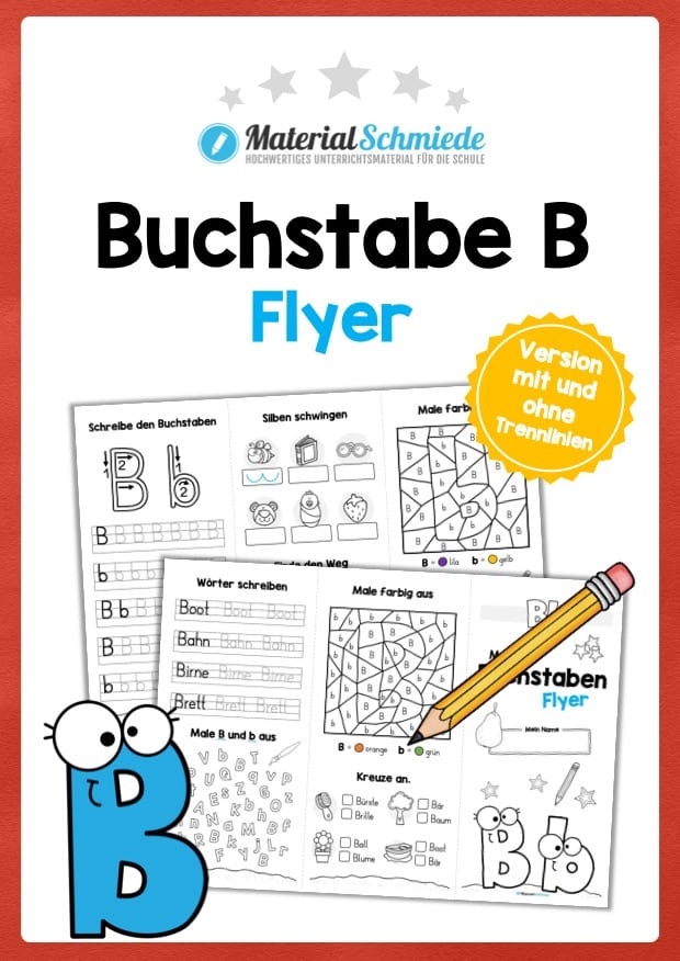 Buchstabe B: Flyer