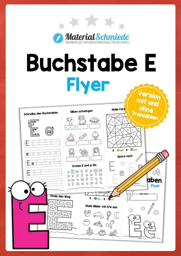 Buchstabe E: Flyer