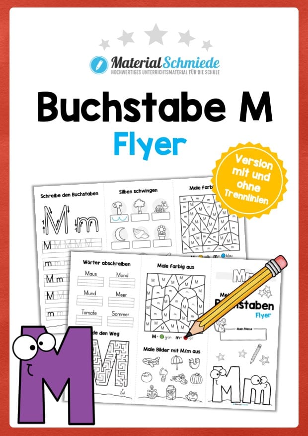 Buchstabe M: Flyer