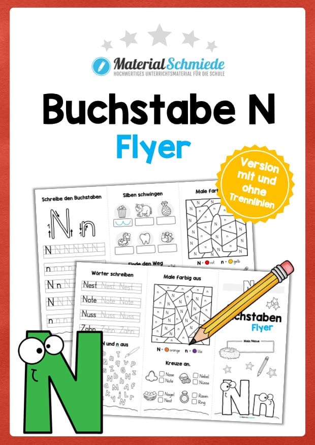 Buchstabe N: Flyer