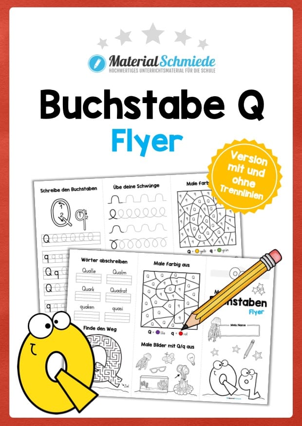 Buchstabe Q: Flyer