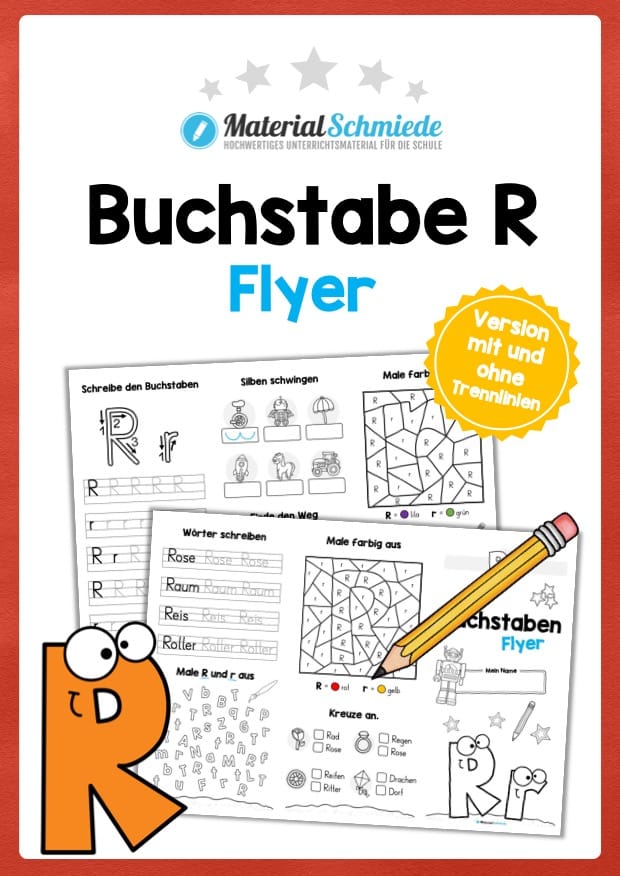 Buchstabe R: Flyer