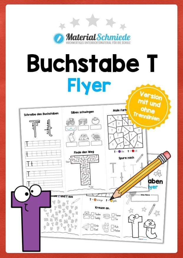 Buchstabe T: Flyer