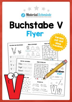 Buchstabe V: Flyer