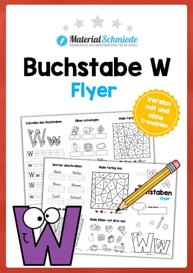 Buchstabe W: Flyer