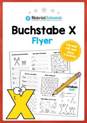 Buchstabe X: Flyer