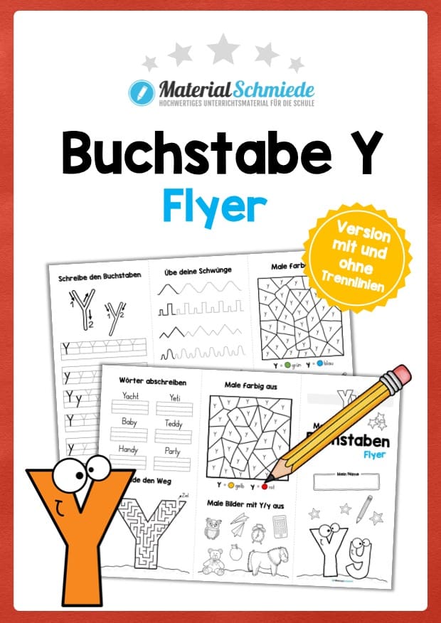 Buchstabe Y: Flyer