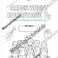 Arbeitsheft: Buchstabe G/g schreiben lernen (25 Seiten) - Arbeitsblatt 01