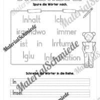 Arbeitsheft: Buchstabe I/i schreiben lernen (25 Seiten) - Arbeitsblatt 11