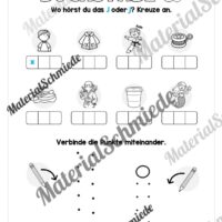 Arbeitsheft: Buchstabe J/j schreiben lernen (25 Seiten) - Arbeitsblatt 10